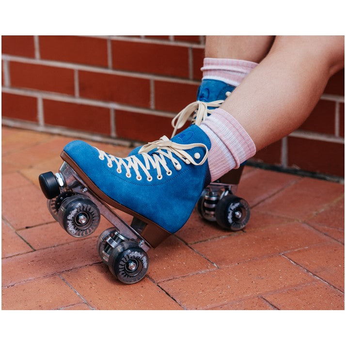 electric blue hightop skates