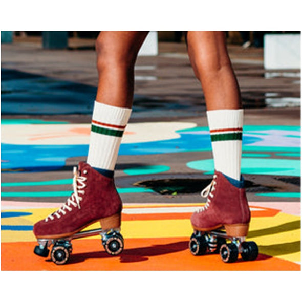 Chuffed Wanderer Burgundy Roller Skates