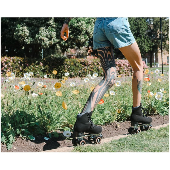 Chuffed Wanderer Vegan Black Roller Skates