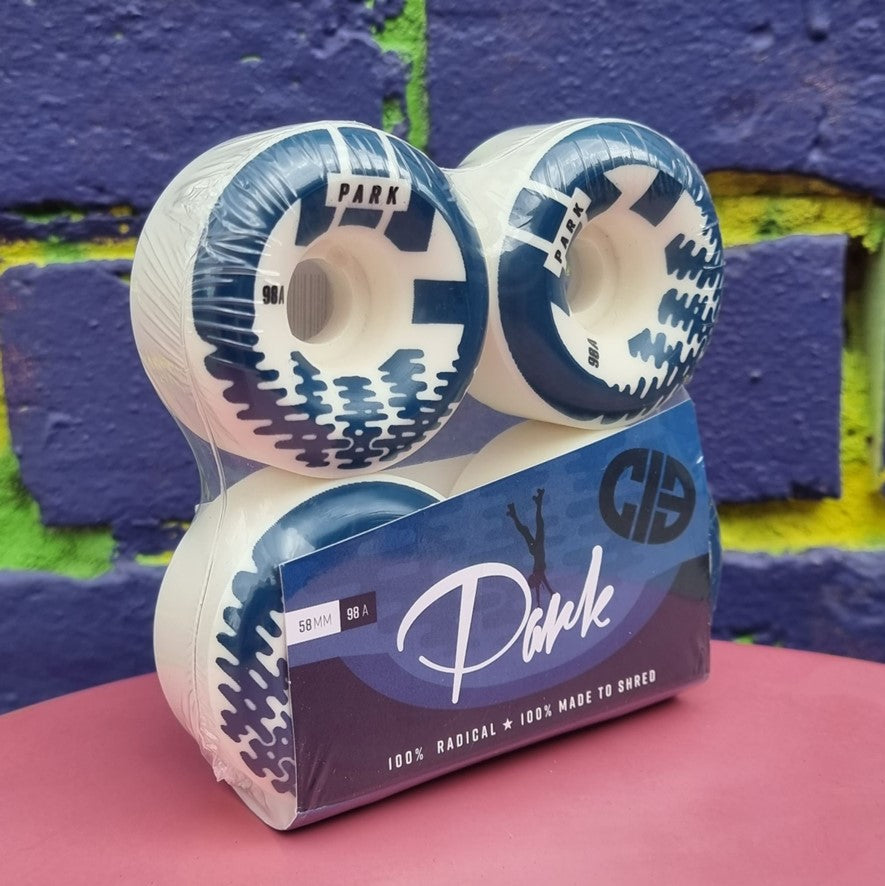 CIB Park Blue Wheels 98A - 4 pack - Lucky Skates