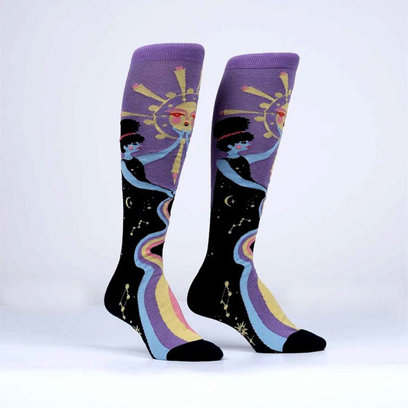 Cosmic Connection Knee High Socks