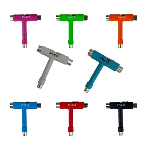 rollerskate skateboard 3 way tool in 8 different colours 