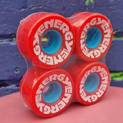 red energy outdoor 78a roller skate wheels 4 pack 