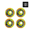 roller skate park wheels 101a yellow 