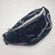 Holographic Shiny 1 Zip Fanny Pack *Last One* Yellow - Lucky Skates