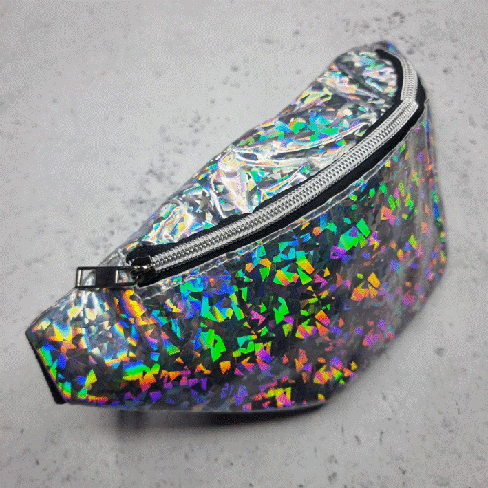 Bum clearance bag holographic
