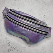 SHINY FANNY PACK BUM BAG PURPLE 