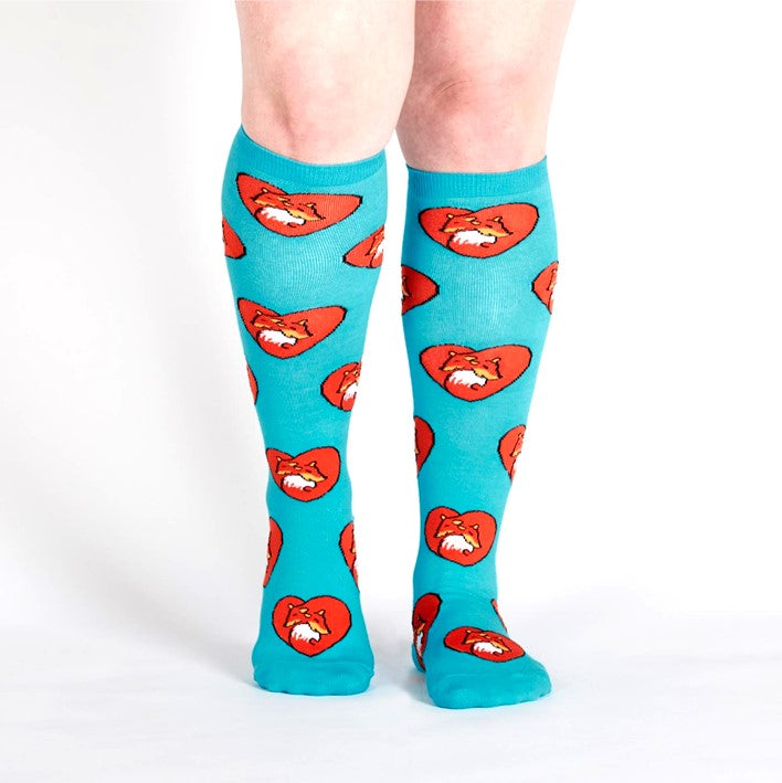 Fox Love Knee High Socks