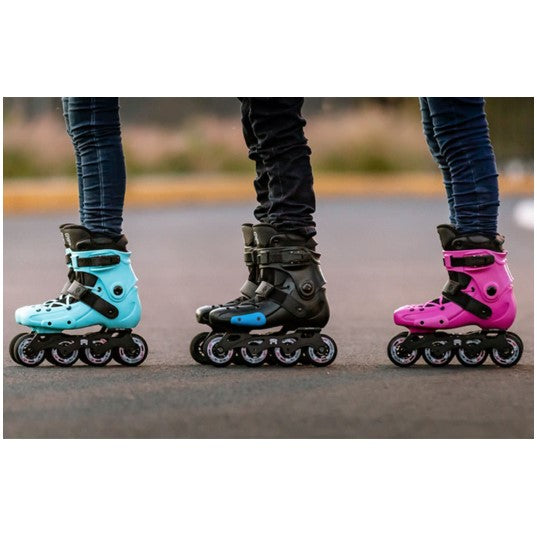 TEAL BLACK PINK INLINE SKATES 