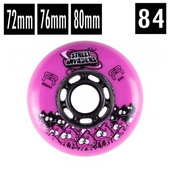 pink rollerblade inline wheels 