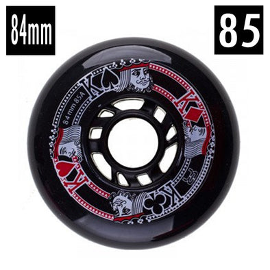 FR Street King Black Inline Wheel 84mm 85A - 4 Pack