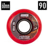 ground control 60mm 90a red  aggressive inline wheels 