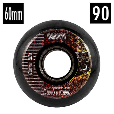 ground control 60mm 90a black aggressive inline wheels 