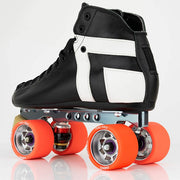 high top skate with red alloy wheels 