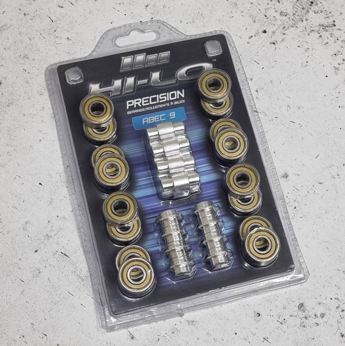 Bauer HiLo ABEC 9 Bearing Kit Lucky Skates Lucky Skates Pty Ltd