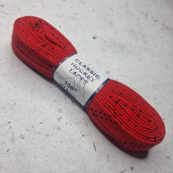 red 108 inch long skate laces