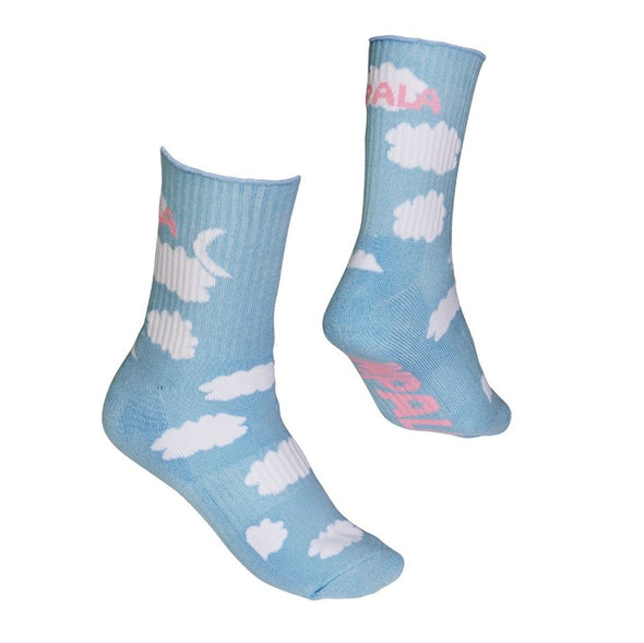 blue cloud impala frill socks 
