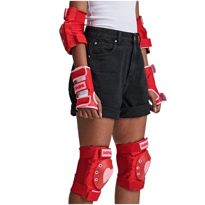 Red Hearts Impala Adult Padding Set