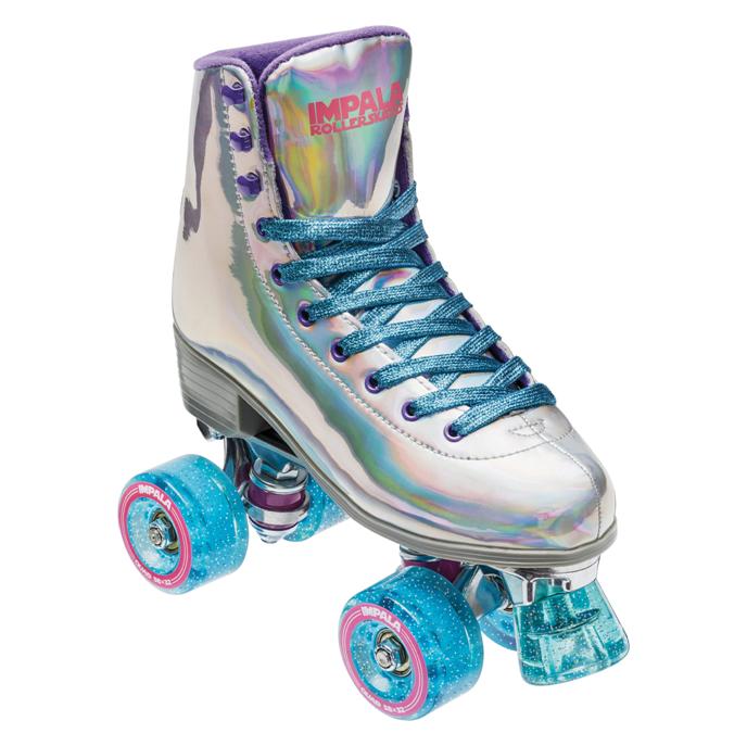 Holographic Silver Impala Roller Skates - Lucky Skates