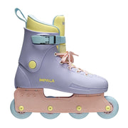 rainbow coloured rollerblades 