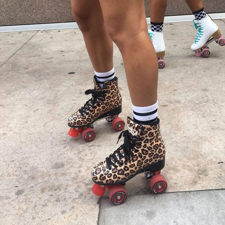 Impala Vegan offers Leopard Print Roller Skates