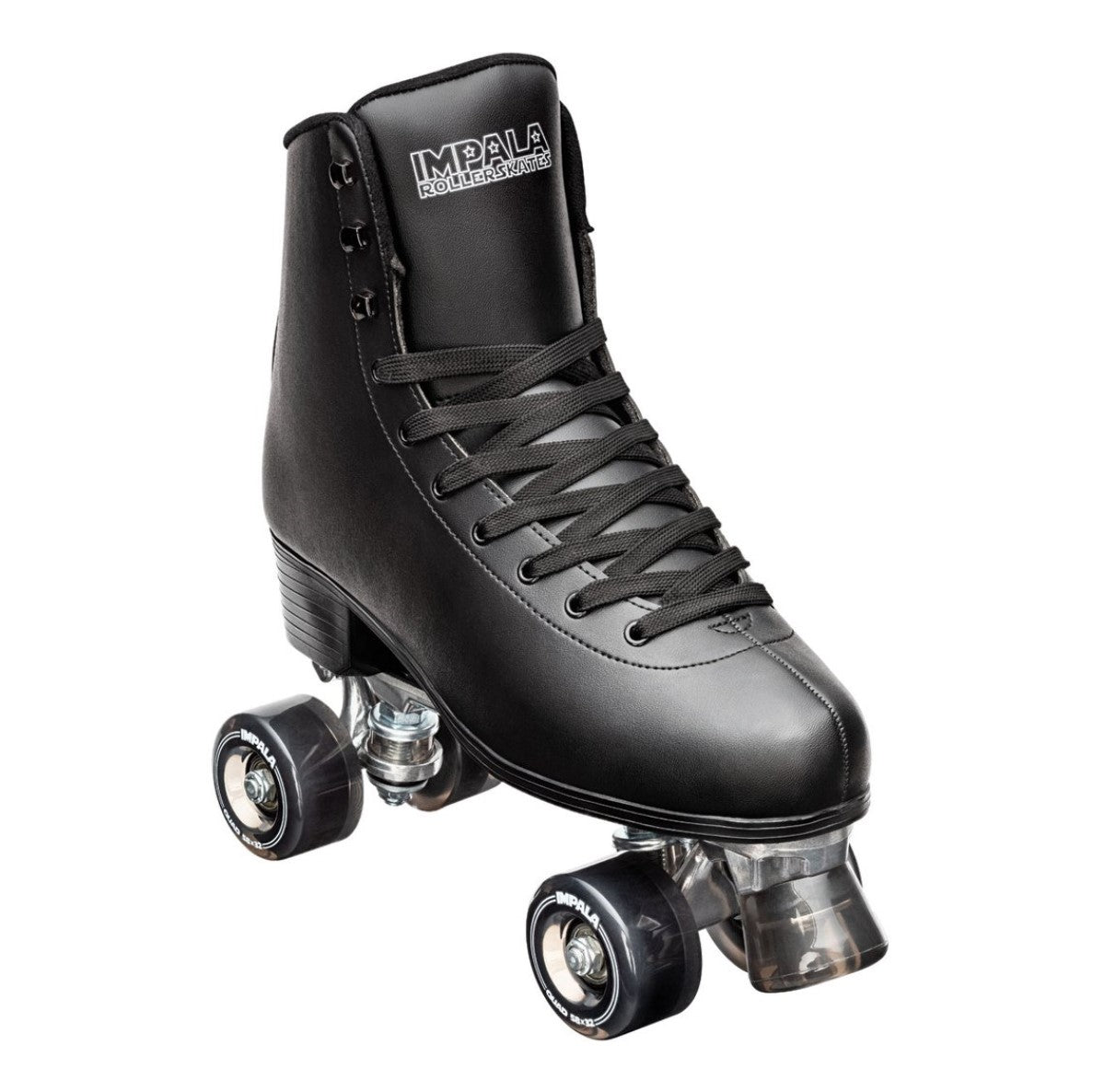 high top retro black roller skates