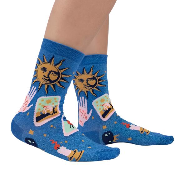 It's in the Cards Women's Crew Socks - Lucky Skates