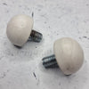 white screw in dance jam plug for bolt on toe stops