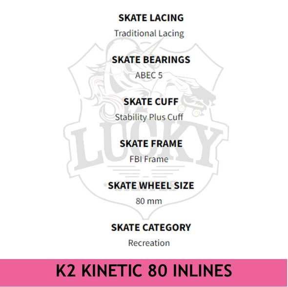 K2 Kinetic 80 Black Grey Inline Skates *Last Pair EU 48*