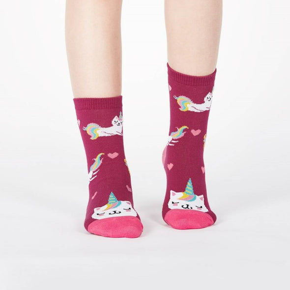 Look At Me Meow Unicorn Junior Socks - 3 Pack