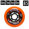 labeda asphalt orange 85a outdoor hockey wheel