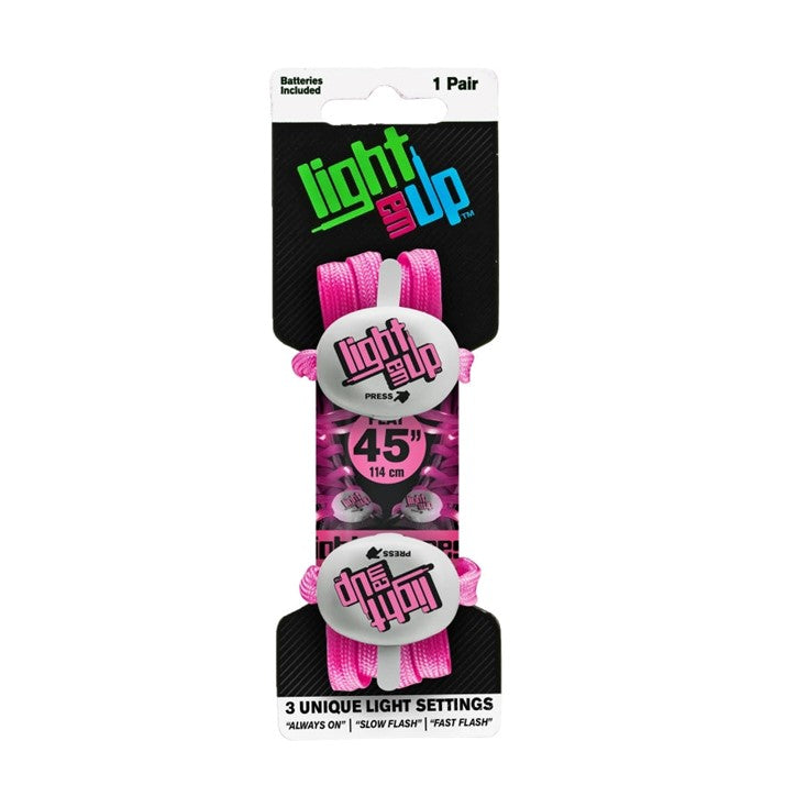 led light up pink laces 