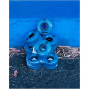 Luminous Light Up Quad Wheels Blue Glow 85A - 4 pack - Lucky Skates