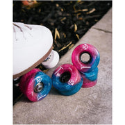 Luminous Light Up Quad Wheels Galaxy 85A - 4 pack - Lucky Skates