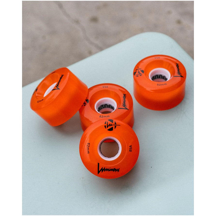 orange light up roller skate wheels