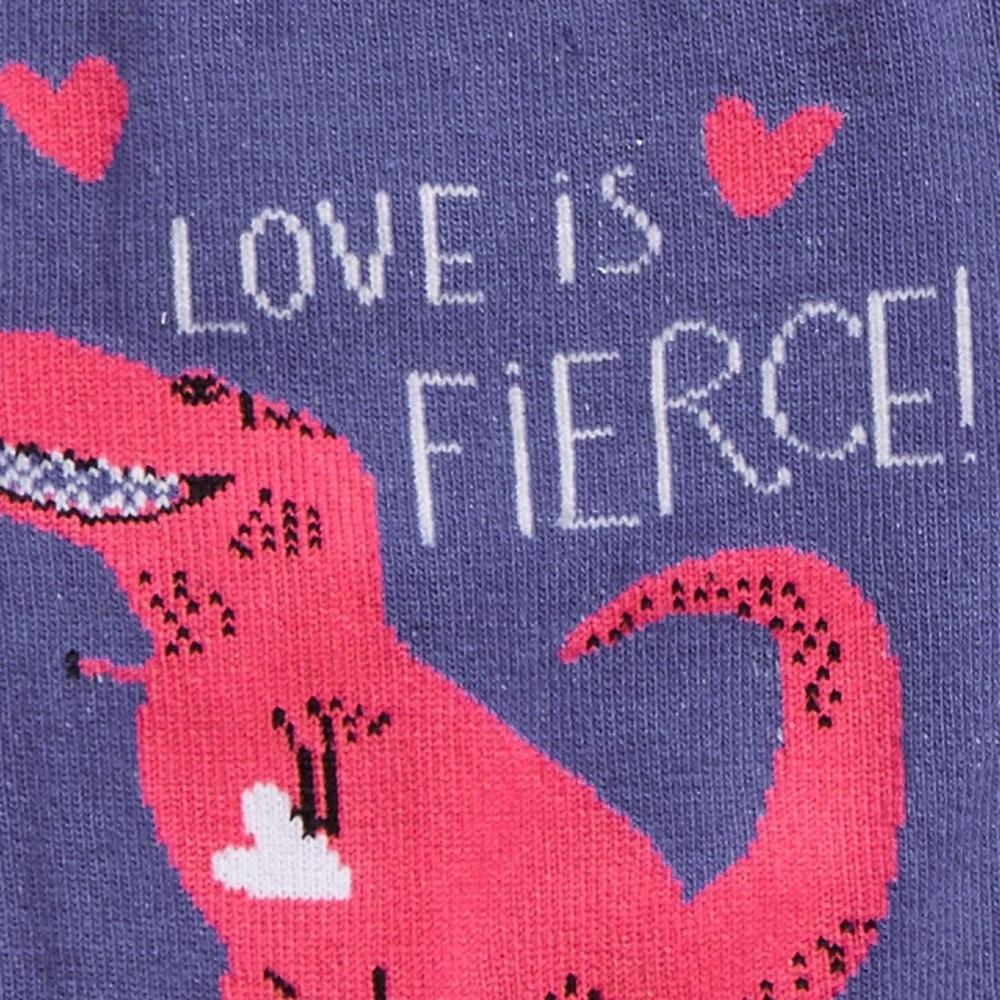 dinasaur love socks