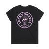 Lucky Pineapple Black Square Tee