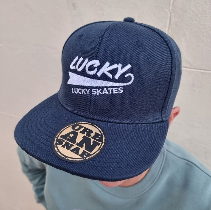 Lucky Skates Denim Blue Snapback Cap - Lucky Skates