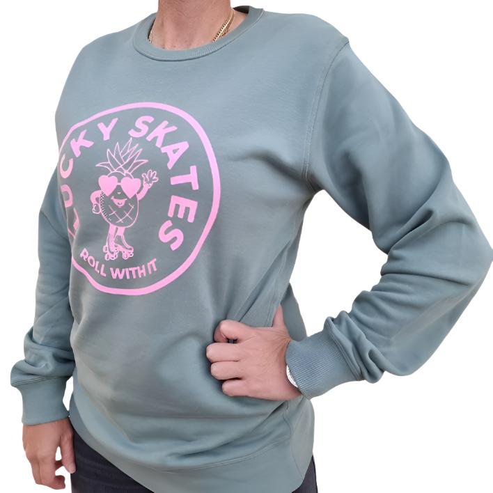 Lucky Pineapple Sage Sweater *Last One* S - Lucky Skates