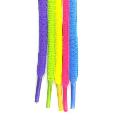 round inline coloured laces 