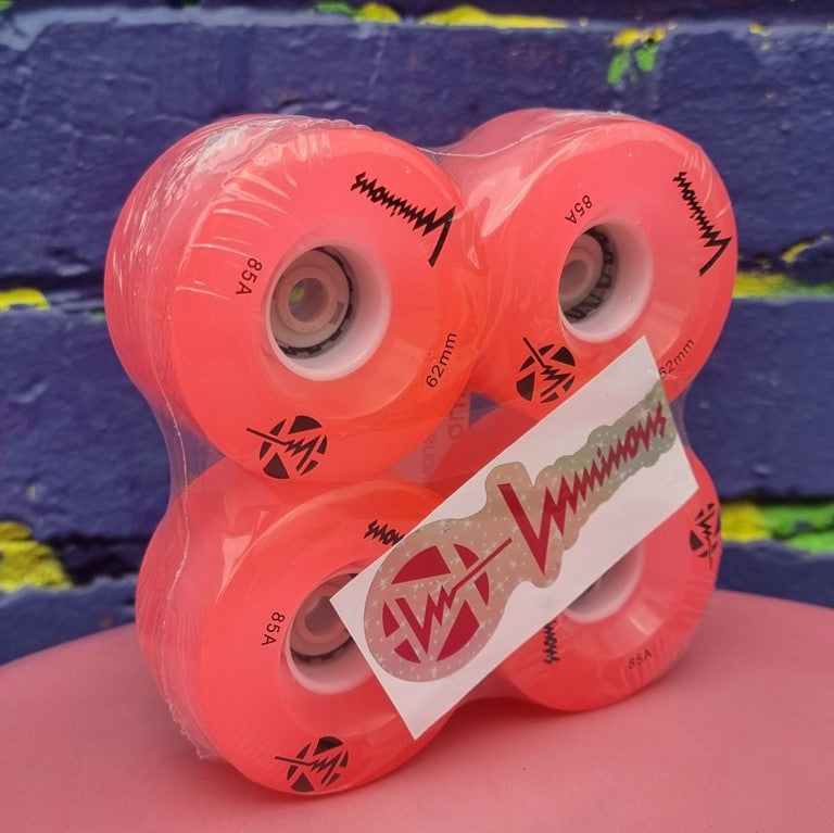 coral light up led rollerskate wheels