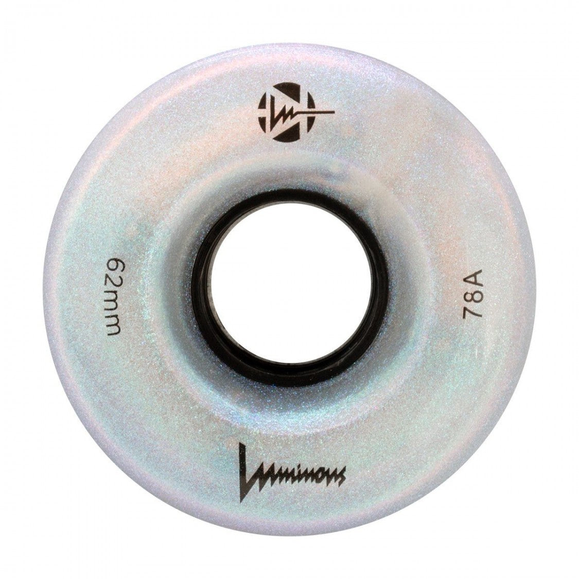 Luminous Light Up Quad Wheels Black Pearl 78A - 4 pack - Lucky Skates