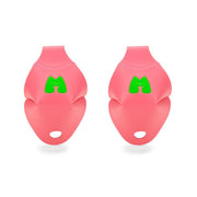 PEACH AND GREEN ROLLERSKATE TOE GUARDS 