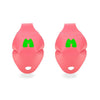 PEACH AND GREEN ROLLERSKATE TOE GUARDS 