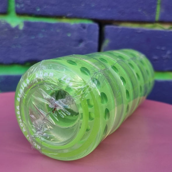 clear green 65mm outdoor roller skate wheels 