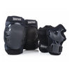 rampage black padding pack knee pads elbow pads wrist guards