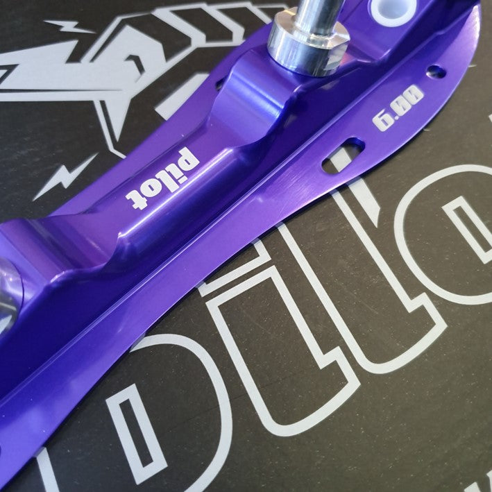 Pilot F-16 Falcon Plate Purple - Lucky Skates