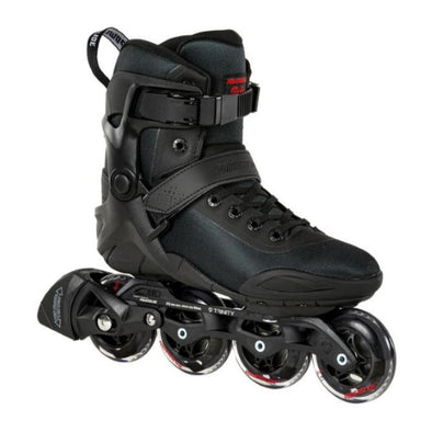 black inline rollerblades 80mm fitness skates