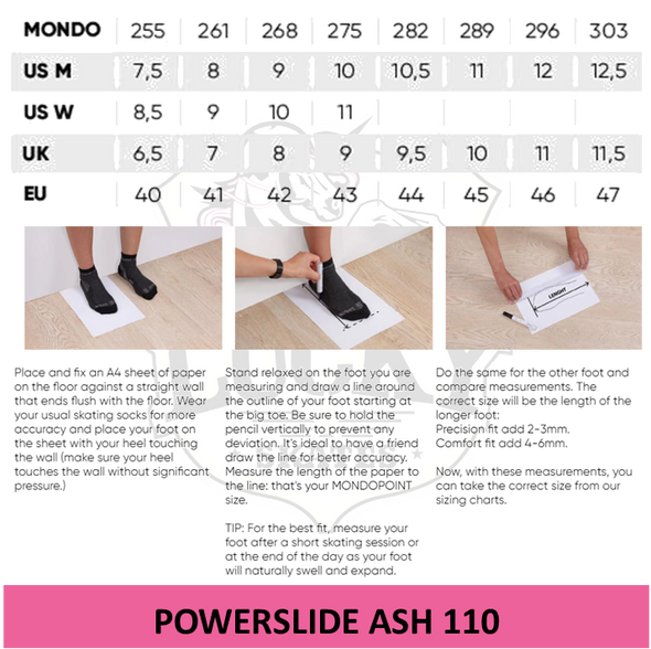 Powerslide Phuzion Argon Ash 110 Inline Skates