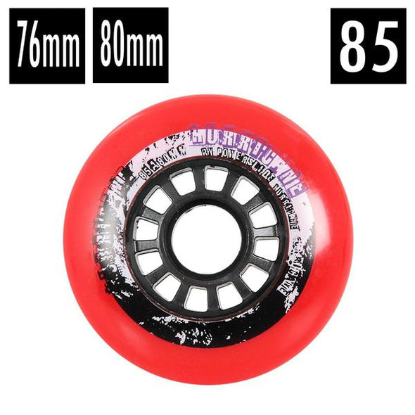 red 76mm 80mm outdoor inline wheel 85a 